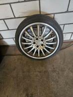 4 banden met Carlsson velgen 255/35 ZR 18, Ophalen, 18 inch, Gebruikt, 255 mm