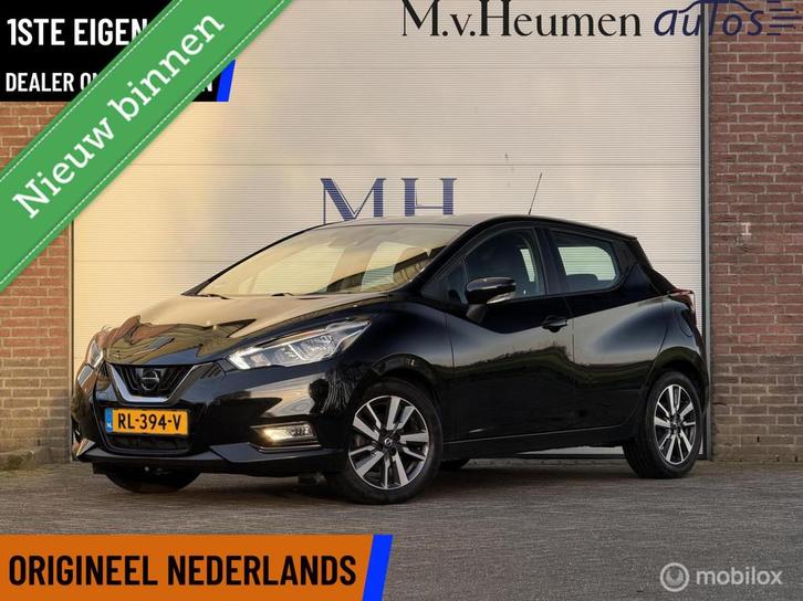 Nissan Micra 1.0L Acenta ORG NED 1STE EIG DealerOND, Auto's, Nissan, Bedrijf, Te koop, Micra, ABS, Airbags, Airconditioning, Alarm