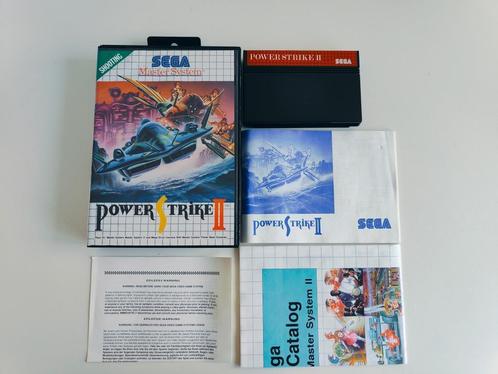 Power Strike II Sega Master System Compleet Origineel, Spelcomputers en Games, Games | Sega, Zo goed als nieuw, Master System