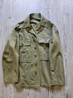WWII Amerikaanse HBT uniform jas 4th infantry division, Verzenden, Amerika, Kleding of Schoenen
