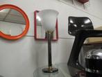 Herda tafel vloer lamp glas jaren 80 design retro, Huis en Inrichting, Lampen | Tafellampen, Gebruikt, Ophalen of Verzenden, Glas