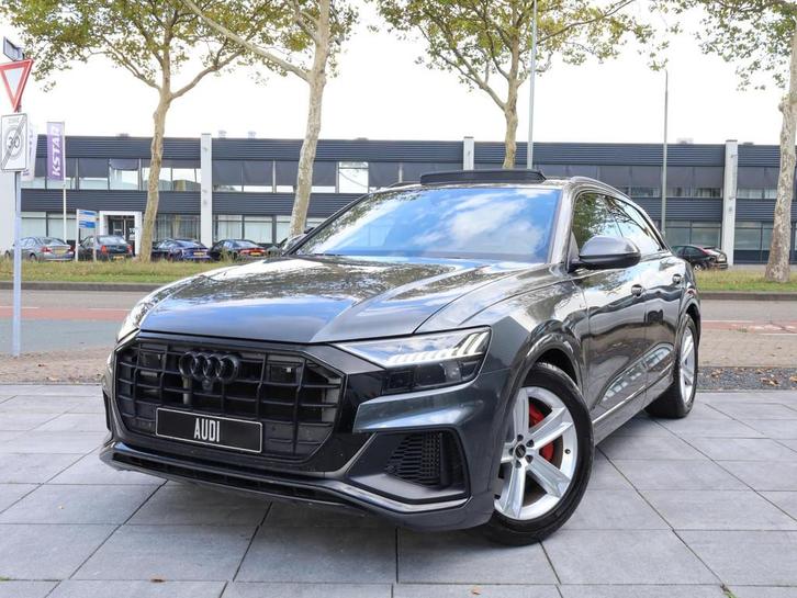Audi Q8 55 TFSI e quattro S-Line 380PK | Pano | Leer | B&O |, Auto's, Audi, Bedrijf, Te koop, Q8, 360° camera, 4x4, ABS, Achteruitrijcamera