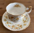 Queens vintage kop & schotel – elegant Engels porselein, Ophalen of Verzenden, Zo goed als nieuw, Porselein, Kop en/of schotel
