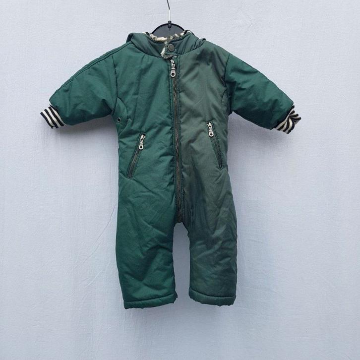 Leuk warm gevoerd groen skipakje. mt 62. Merk Kids Case, Kinderen en Baby's, Babykleding | Maat 62, Zo goed als nieuw, Jongetje