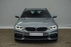 BMW 5 Serie Touring 520i High Executive M Sport Comfort Stoe, Auto's, BMW, Te koop, Zilver of Grijs, Benzine, Gebruikt