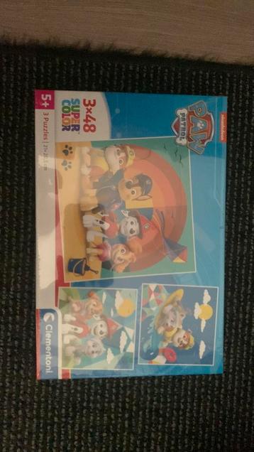 Puzzel 3 x  48 stukjes Paw Patrol beschikbaar voor biedingen