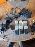 Gigaset A415A Telefoons - 3 Handsets, Telecommunicatie, Vaste telefoons | Handsets en Draadloos, Ophalen, Gebruikt, 3 handsets
