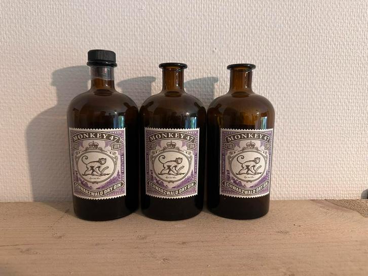 Lege Monkey 47 gin flessen:, Verzamelen, Wijnen, Ophalen of Verzenden