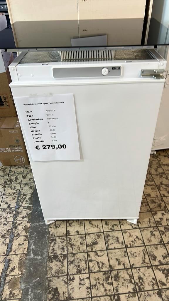Inbouw vriezer 4 laden 88cm hoog sleep deur nieuw, Witgoed en Apparatuur, Vriezers en Diepvrieskisten, Nieuw, Inbouw, Vrieskast