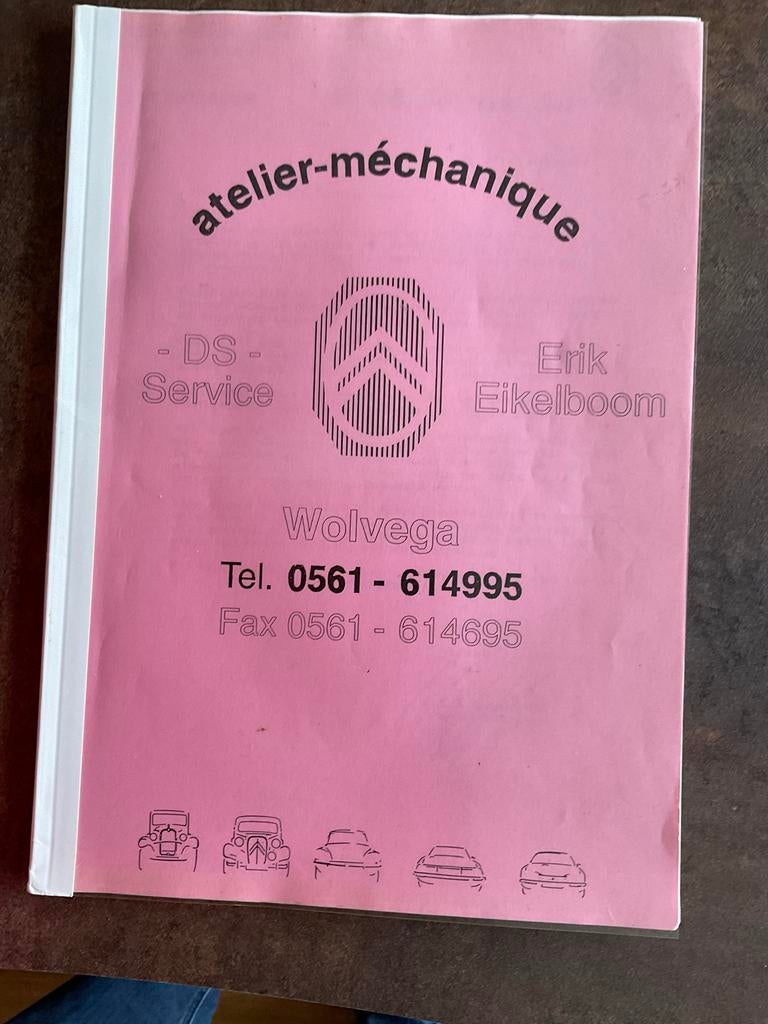 Citroen DS Onderdelen Lijst - Mei 1998, Ophalen of Verzenden, Gelezen, Citroën