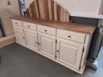 Massief houten dressoir, Huis en Inrichting, Kasten | Dressoirs, Ophalen, Zo goed als nieuw, 25 tot 50 cm, 200 cm of meer