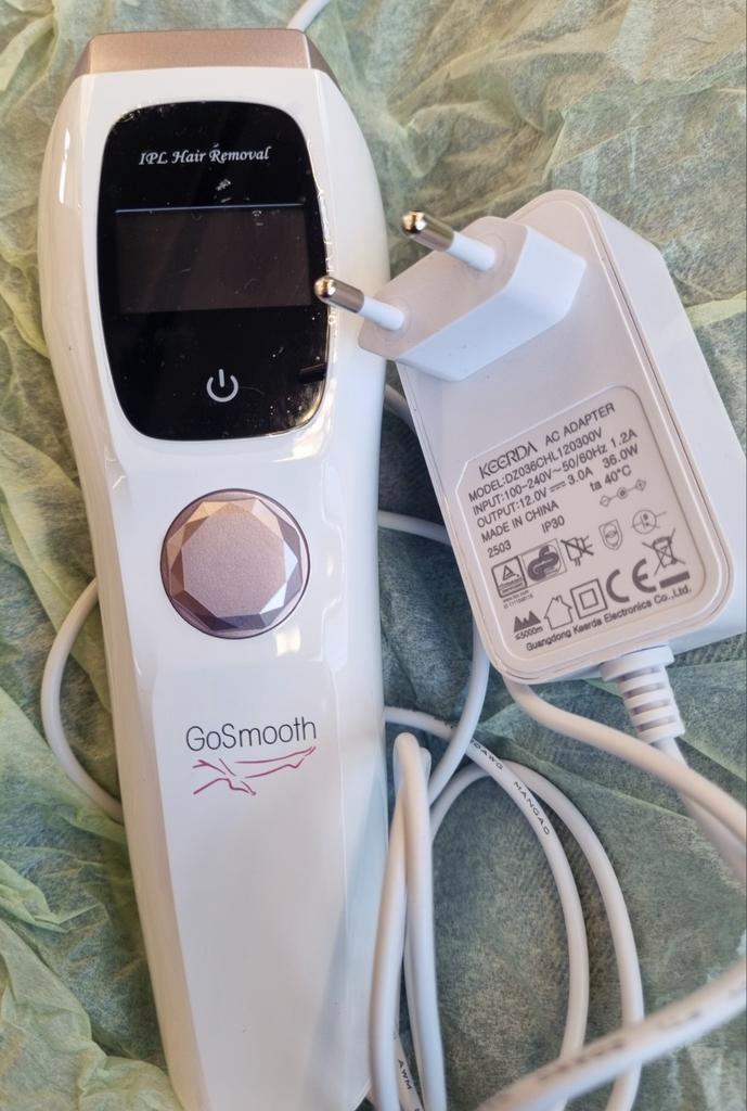 GoSmooth IPL Laser Ontharingsapparaat Pro, Witgoed en Apparatuur, Persoonlijke-verzorgingsapparatuur, Zo goed als nieuw, Scheren en Epileren