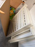 Witte houten babybox, Kinderen en Baby's, Boxen, Ophalen, Gebruikt, Vierkant