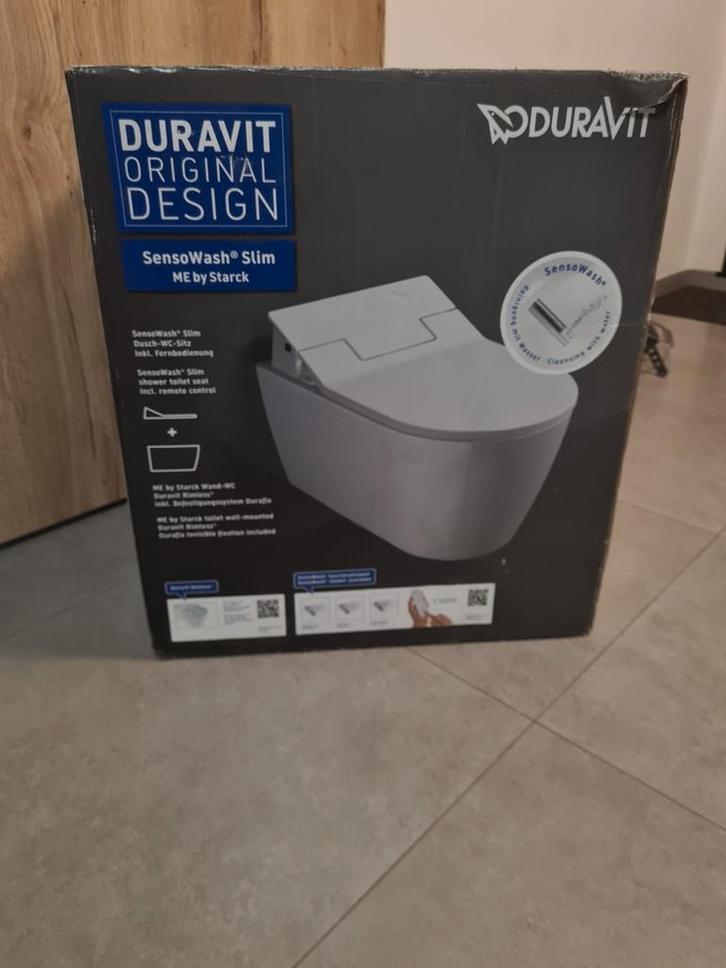 Duravit SensoWash Slim ME by Starck Toilet, Doe-het-zelf en Verbouw, Sanitair, Nieuw, Toilet, Ophalen of Verzenden