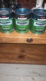 Rambo Dekkende buitenbeits, Ophalen, Blauw, Nieuw, Beits