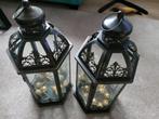 2 bronzen sfeer lantaarns, Ophalen of Verzenden, Gebruikt