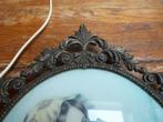 Barok lijst met afbeelding Maria met lamp, Antiek en Kunst, Ophalen of Verzenden