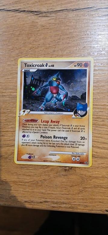 Toxicroak LV.45 DP41 Promo Holo - Zeldzame Kaart! beschikbaar voor biedingen