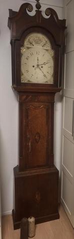 Antieke staande engelse klok met briefje herkomst, Antiek en Kunst, Ophalen