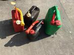 4x brandstof jerrycans 3x5L 1x 10L, Ophalen of Verzenden