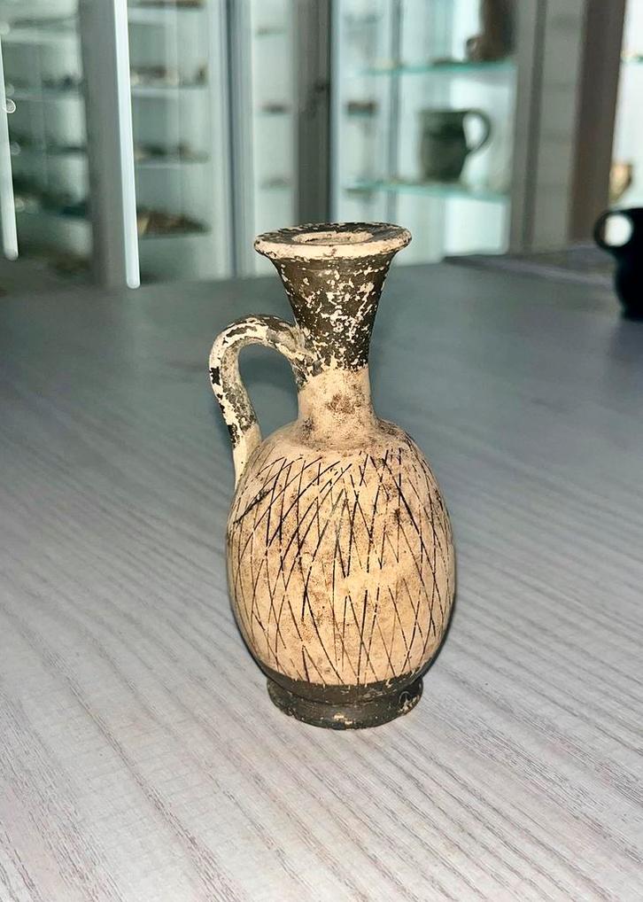 Zeer oud Grieks Kannetje. Iets bijzonders!, Antiek en Kunst, Antiek | Keramiek en Aardewerk, Ophalen