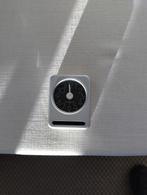 retro Tokyo clock zilver 70s space age Japans design + lumen, Huis en Inrichting, Woonaccessoires | Klokken, Ophalen of Verzenden