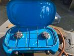Campingaz Logan 2 pits gasstel, Caravans en Kamperen, Kampeeraccessoires, Ophalen of Verzenden, Gebruikt