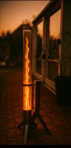 Vuurzuil, Tuin en Terras, Terrasverwarmers, Ophalen, Zo goed als nieuw, Vloer