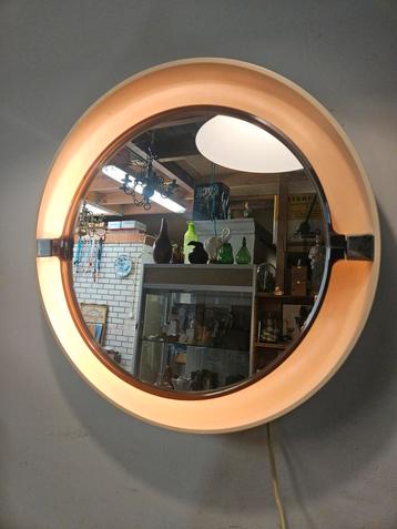 Allibert Space Age A41 verlichte Spiegel - Jaren '70 beschikbaar voor biedingen