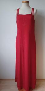 Lange rode jurk (feest) jurk mt 42/44 jurk met meerdere smal, Kleding | Dames, Verzenden, Maat 42/44 (L), Zo goed als nieuw, C&A