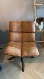 Fauteuil (draaiend), Huis en Inrichting, Stoelen, Ophalen, Bruin, Leer, Eén