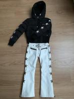 Skipak Airforce met sterren skijas maat 8 skibroekmaat 6, Kinderen en Baby's, Kinderkleding | Maat 122, Meisje, Ophalen of Verzenden