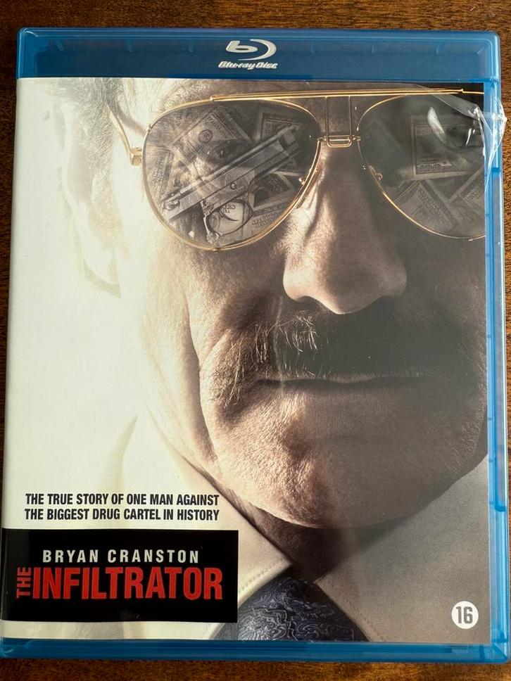 Blu Ray The Infiltrator met Bryan Cranston van Breaking Bad, Cd's en Dvd's, Blu-ray, Zo goed als nieuw, Thrillers en Misdaad, Ophalen of Verzenden