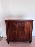 Antiek Mahonie houten kast, Ophalen, Zo goed als nieuw, 25 tot 50 cm