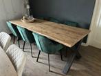 Nieuwe industriele eettafel 230x90cm, Ophalen, Nieuw, 50 tot 100 cm, Vijf personen of meer