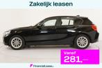 BMW 1 Serie 118i | Navi | Clima | Cruise | PDC | 16" |, 65 €/maand, Gebruikt, Met garantie (alle), Zwart