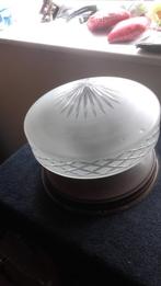 retro plafonniere, Huis en Inrichting, Lampen | Plafondlampen, Ophalen of Verzenden, Gebruikt, Glas, Jaren 40