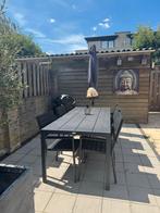 Tuinset - Tafel Maderup & Stoelen Padholm (JYSK), Tuin en Terras, Ophalen, Kunststof, Eettafel, 6 zitplaatsen