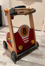 Houten loopkar (auto), Kinderen en Baby's, Speelgoed | Houten speelgoed, Gebruikt, Ophalen