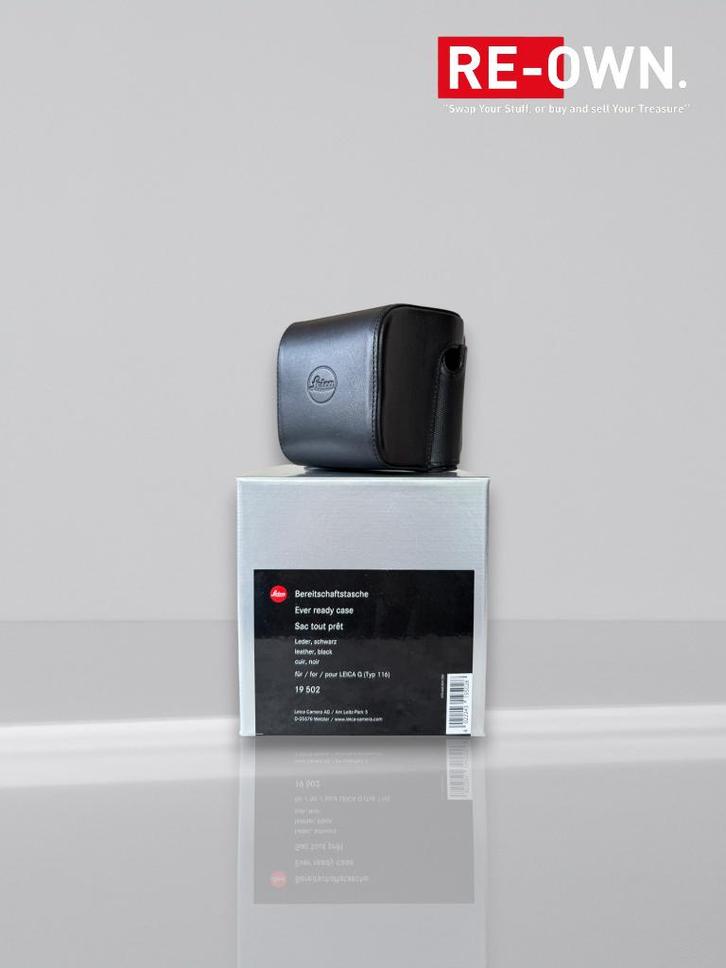 Leica 19502 Q (TYP 116) ever ready case (lederen case), Audio, Tv en Foto, Fotografie | Fototassen, Zo goed als nieuw, Overige typen