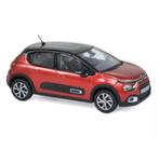 Citroen C3 2020 Rood / Zwart Dak 1/43 Norev ref: 155263, Verzenden, Nieuw, Auto, Norev