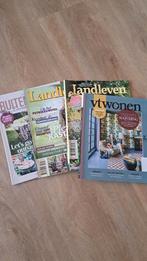 4 Tijdschriften: Landleven, VT Wonen, Buitenleven, Boeken, Tijdschriften en Kranten, Ophalen
