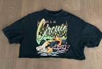 Crop Tshirt grijs maat XS, Ophalen of Verzenden, Zo goed als nieuw, Korte mouw, Maat 34 (XS) of kleiner