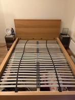 IKEA Malm bed 140cm, Huis en Inrichting, Slaapkamer | Bedden, Ophalen, Gebruikt, Bruin, 140 cm