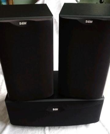 Set luidspeakers en centerspeaker van Bowers en Wilkins  beschikbaar voor biedingen