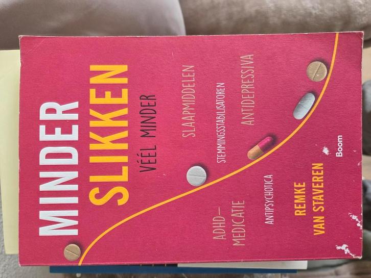 Remke van Staveren - Minder slikken, Boeken, Psychologie, Zo goed als nieuw, Ophalen of Verzenden