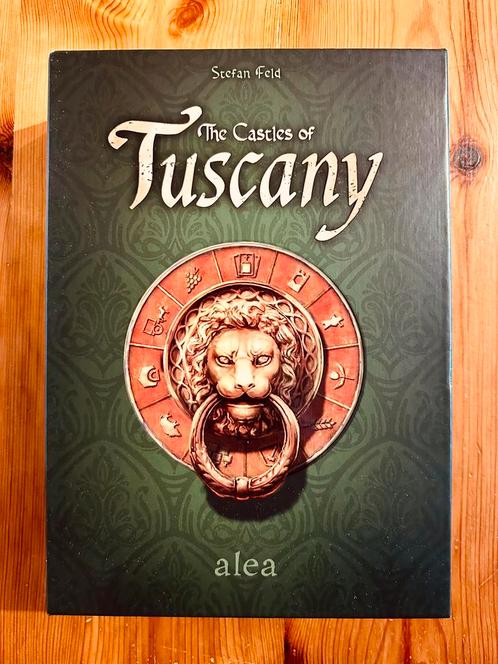 The Castles of Tuscany (Stefan Feld/Engels), Hobby en Vrije tijd, Gezelschapsspellen | Bordspellen, Zo goed als nieuw, Een of twee spelers