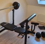 Halterbank en barbell, dumbells en gewichten, Sport en Fitness, Ophalen, Zo goed als nieuw, Dumbbell