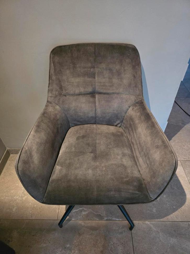 Bommel eetkamer stoel groen, Huis en Inrichting, Stoelen, Zo goed als nieuw, Eén, Overige kleuren, Ophalen