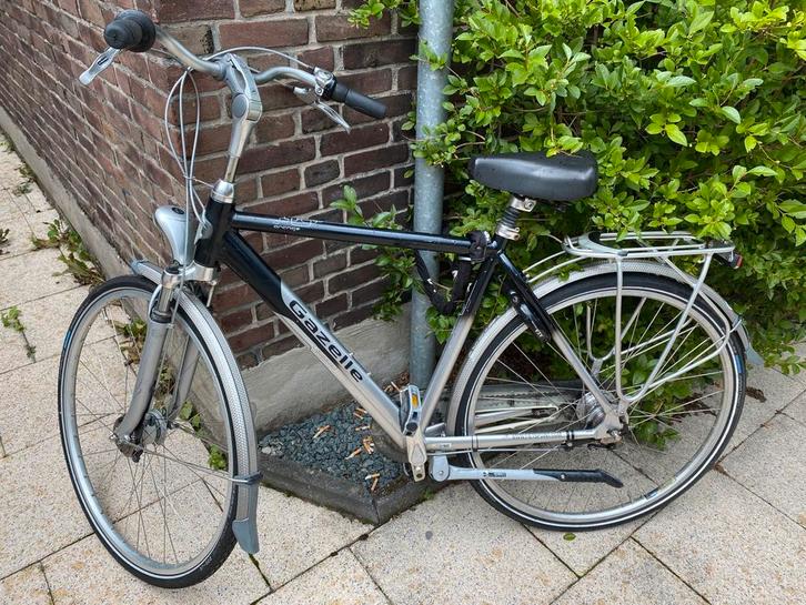 Gazelle herenfiets, Fietsen en Brommers, Fietsen | Heren | Herenfietsen, Zo goed als nieuw, Overige merken, 53 tot 57 cm, Versnellingen